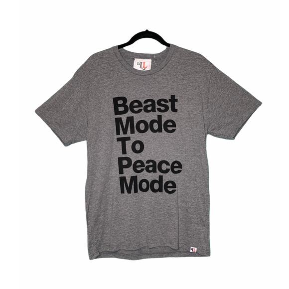 The Let Love Collection Gray Soft Graphic T-Shirt Size XL - Picture 5 of 6